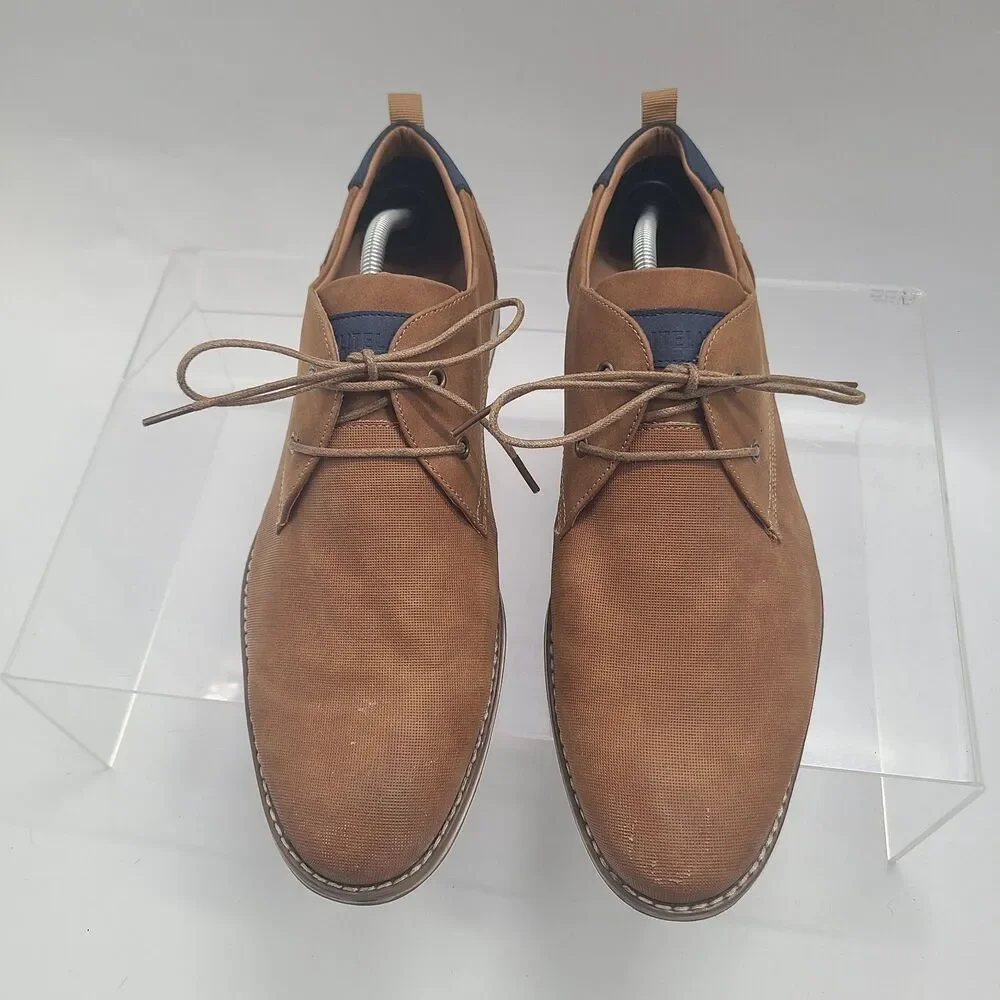 Eliteland Men's Leather Oxford Shoes US Size 12